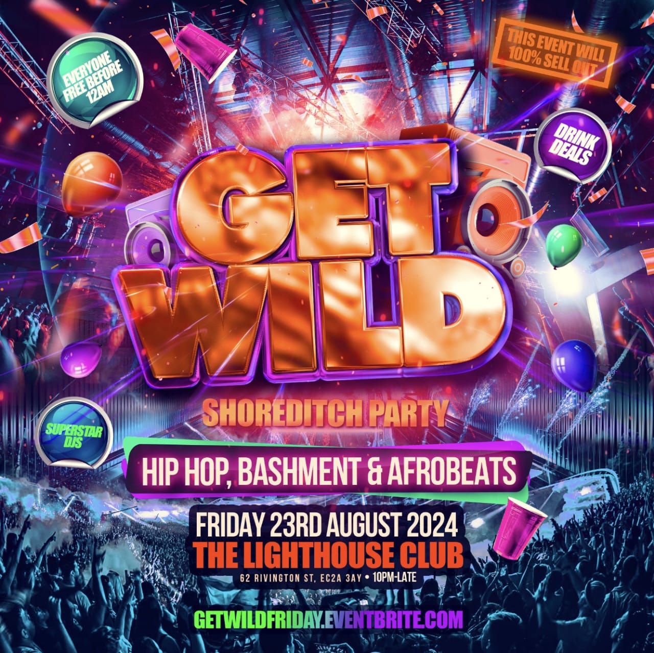 Pound Town Shoreditch Hip Hop Afrobeats Bashment Party Everyone 1