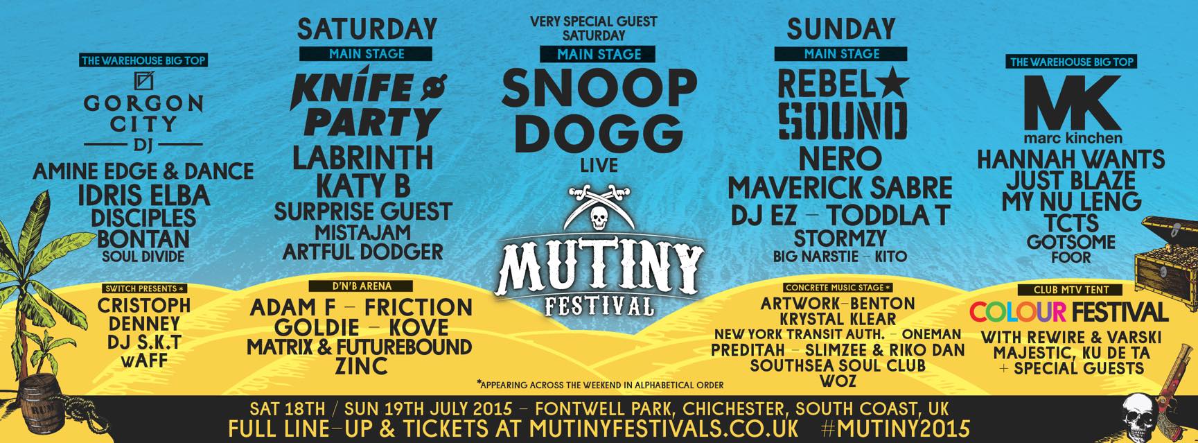 Mutiny Festival Travel at Fontwell Park Racecourse, Fontwell on 17th Jul  2015 | Fatsoma