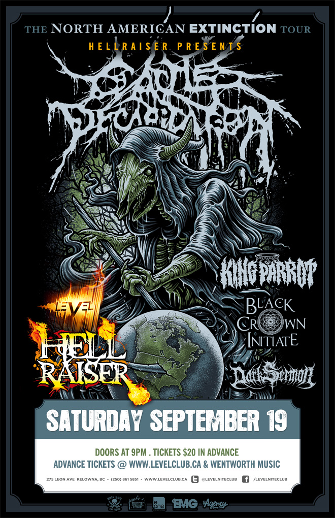 Cattle Decapitation The North American Extinction Tour at Level