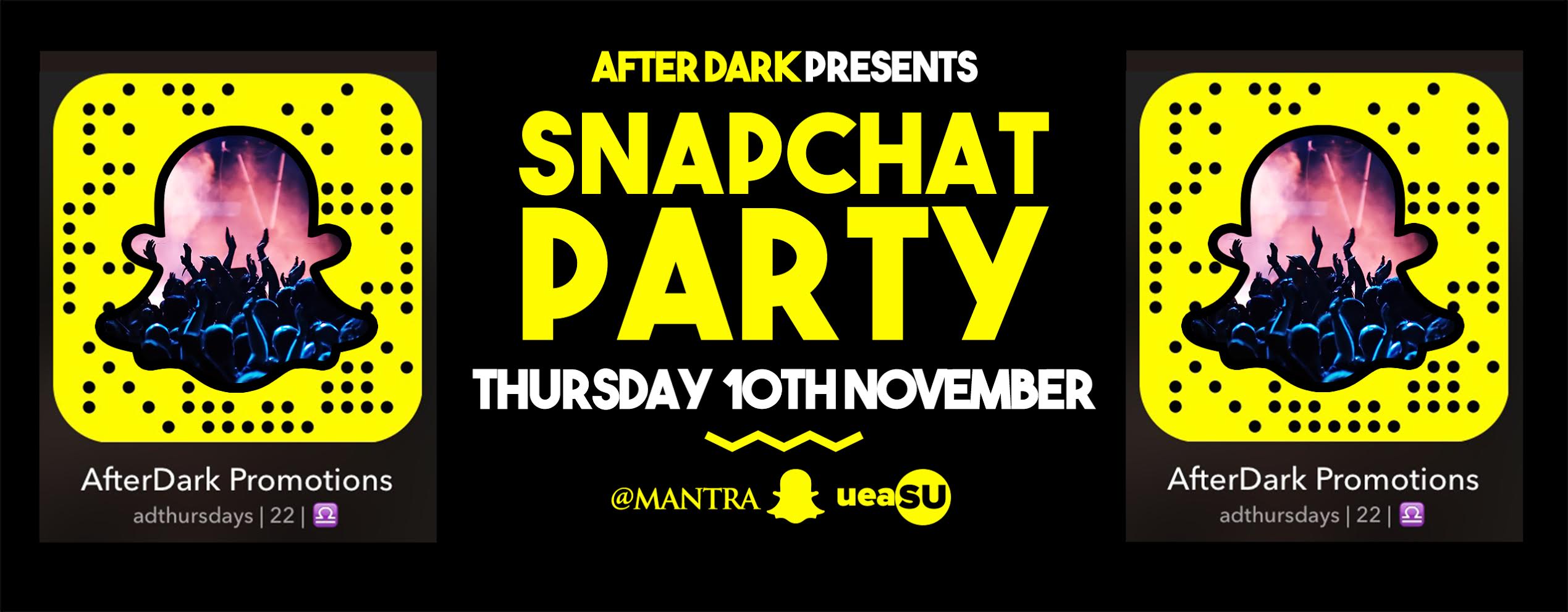 AfterDark Snap Chat Launch | Norwich at Mantra Club & Lounge, Norwich on  10th Nov 2016 | Fatsoma