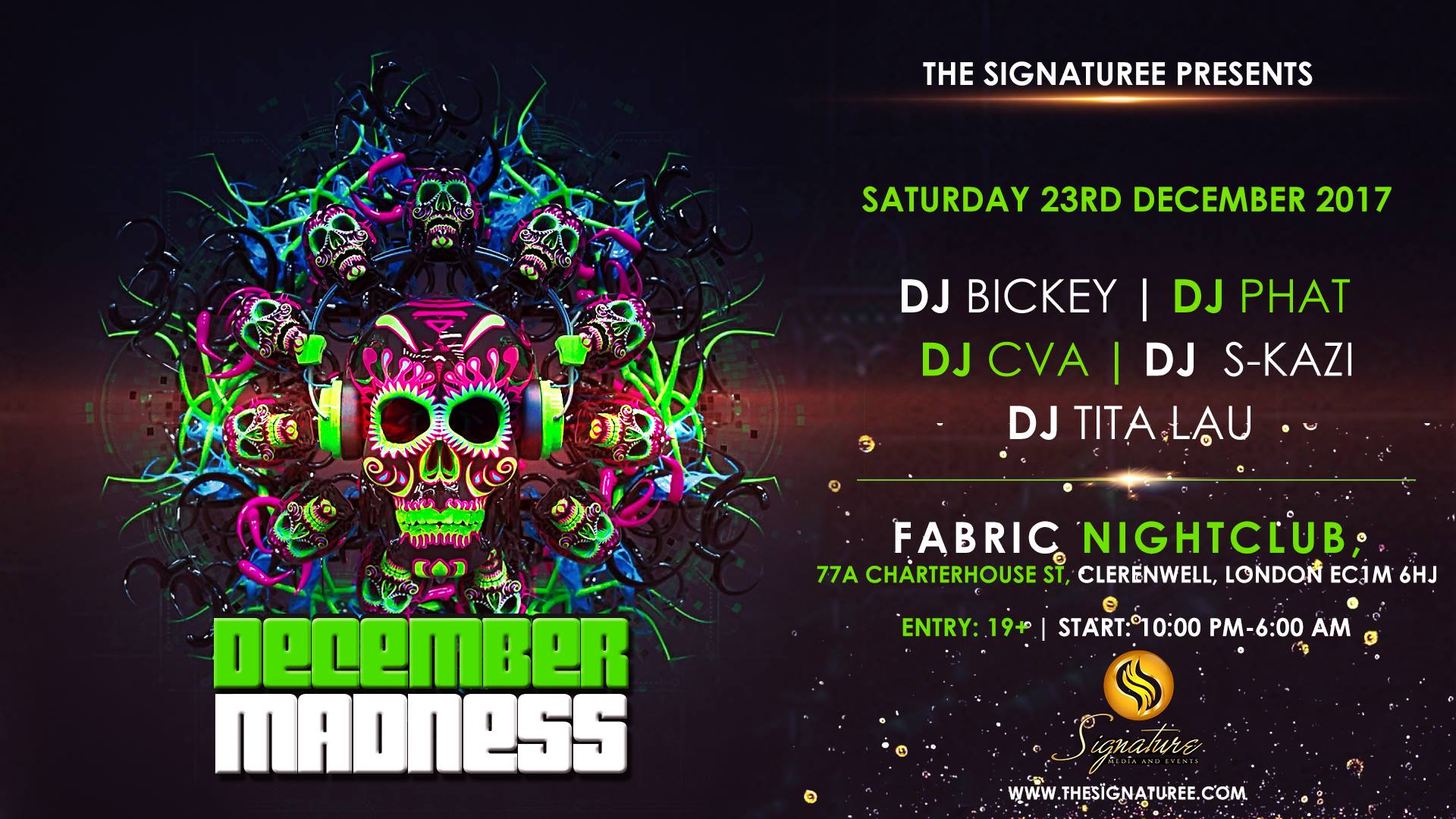 DECEMBER MADNESS 2017 at fabric, London on 23rd Dec 2017 Fatsoma