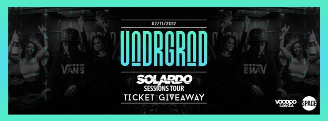 Underground – Tuesdays at Space – Solardo Sessions Tour Ticket Giveaway