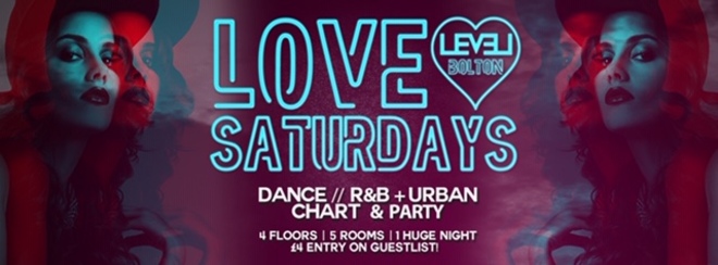 Love Saturdays – Pre 12.30am entry ticket