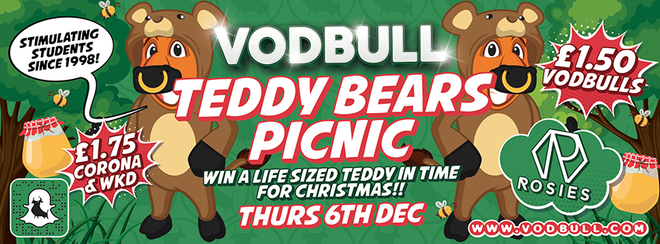 ?Vodbull Teddy Bears’ Picnic!? {FINAL TICKETS!!}?