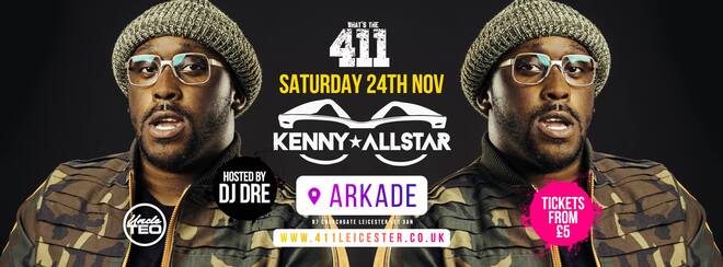 ★ KENNY ALLSTAR ★ THIS SATURDAY! ★ TICKETS ON SALE! ★