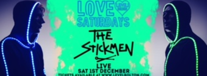 Love Saturdays presents The Stickmen – Live on stage