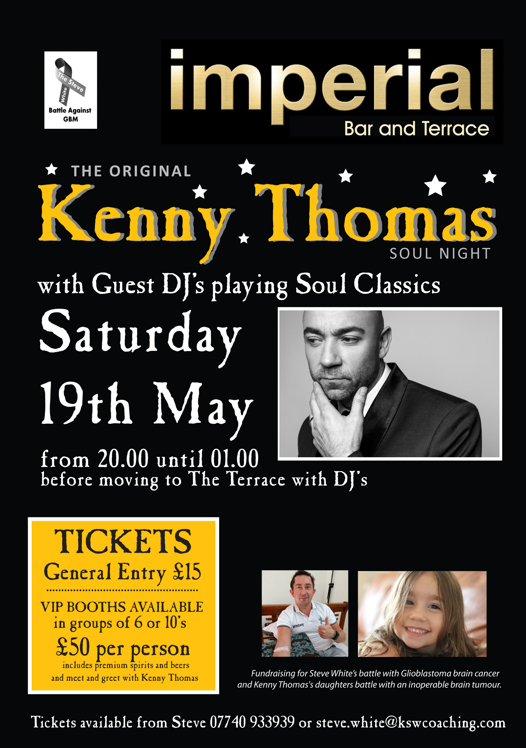 Kenny Thomas Soul Night at The Imperial Bar & Terrace, St Helens on