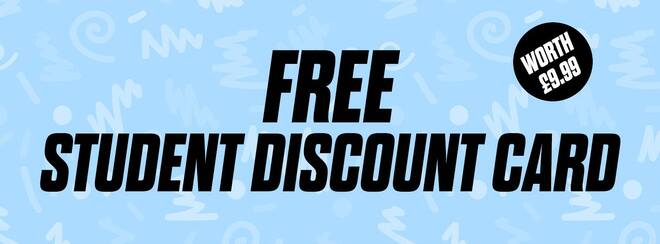 FREE Student Discount Card – Worth £9.99!
