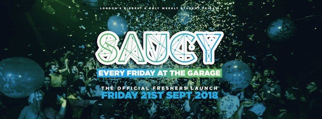 Saucy Every Friday // The Freshers Launch!