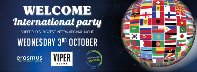 Erasmus Welcome International Party – Sheffield