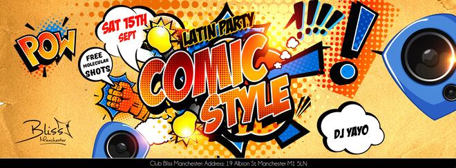 Latin Party Manchester – Comic Style Night