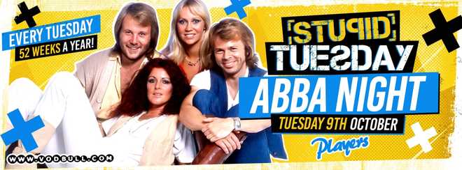 Stuesday: 200 tickets on the door from 10:30pm!