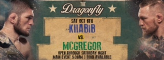 KHABIB VS MCGREGOR LIVE AT Dragon Fly Pub Bolton!?