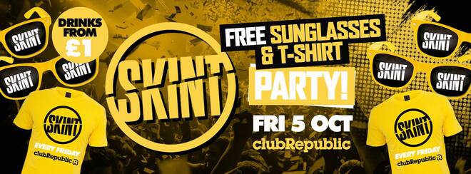 ★ Skint Fridays ★ FREE Sunglasses & T-Shirt Giveaway ★ Friday 5th October