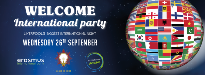 Erasmus Welcome International Party – Liverpool