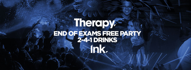 Therapy – End of Exams Free Party [LAST TICKETS]