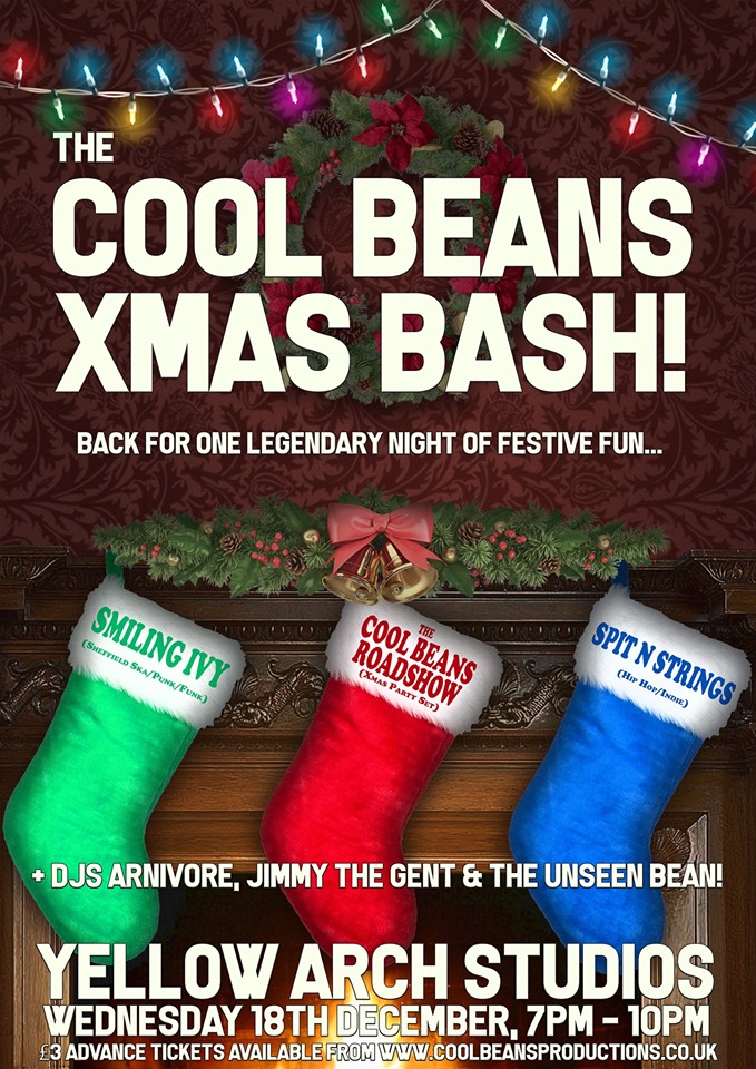 The Cool Beans Xmas Bash! With Smiling Ivy & Spit ‘N’ Strings!