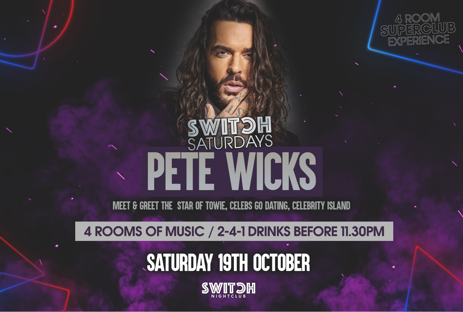 Switch Saturdays Ft Pete Wicks