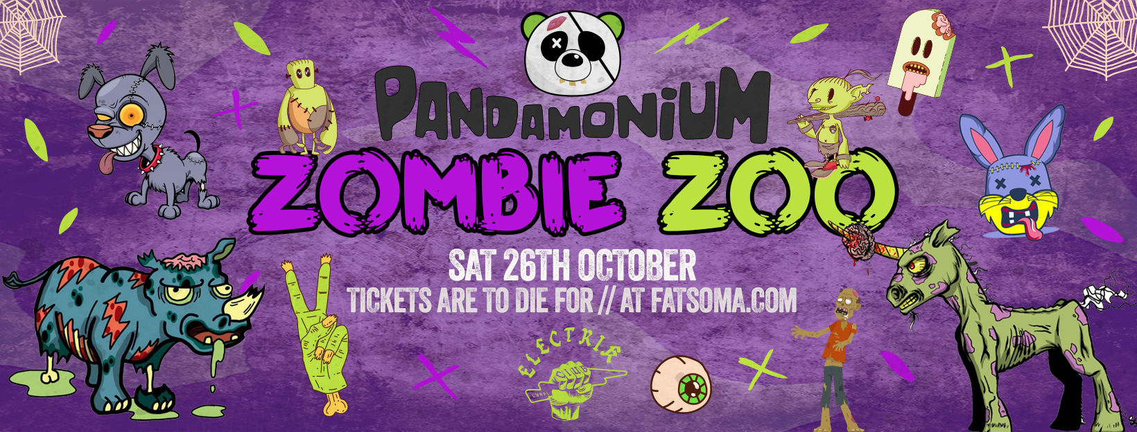Pandamonium Saturdays presents the ZOMBIE ZOO Halloween Special