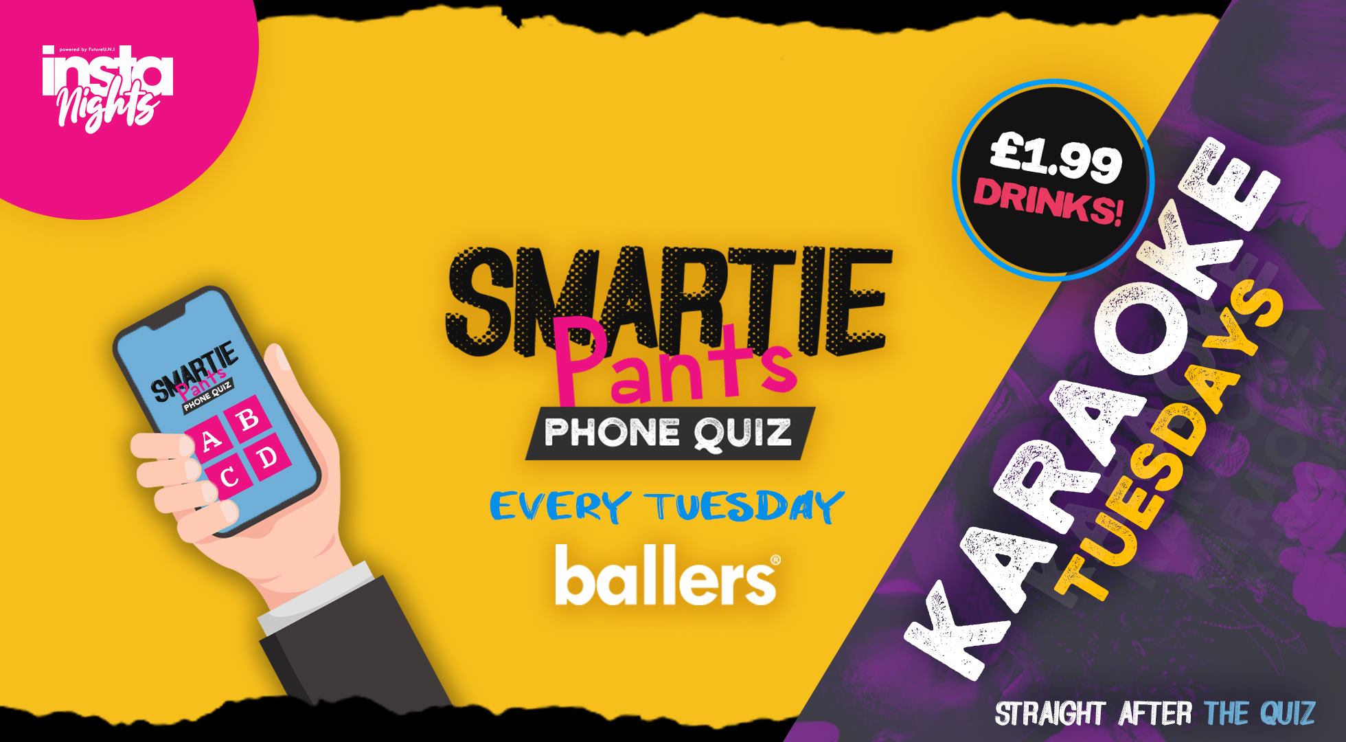 Smartie Pants Phone Quiz  – 8th Oct