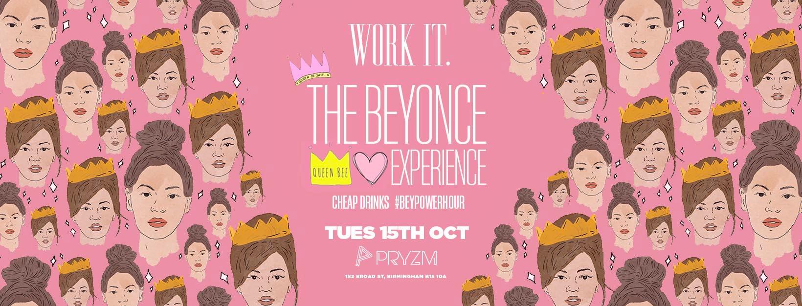 ⚠️ [LAST TICKETS!!] ⚠️ – Work It. x Beyonce Experience – PRYZM