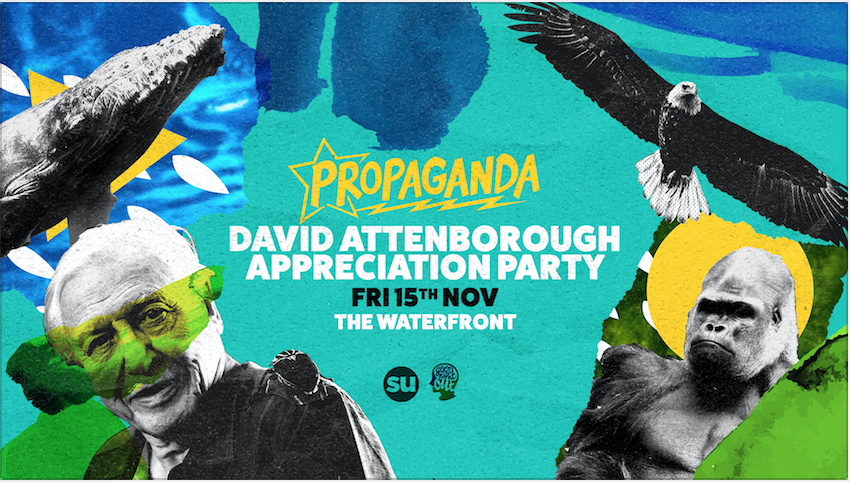 Propaganda Norwich – David Attenborough Appreciation Party!