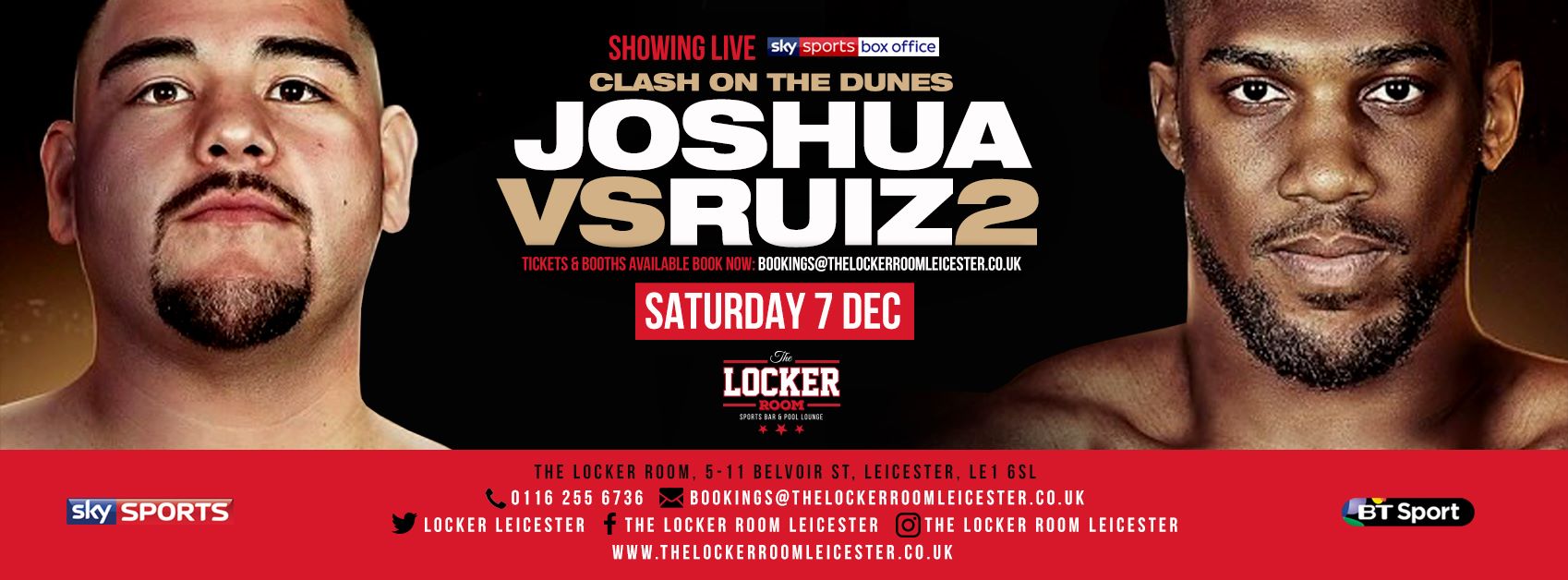 Joshua Vs Ruiz #2 – Clash on the Dunes