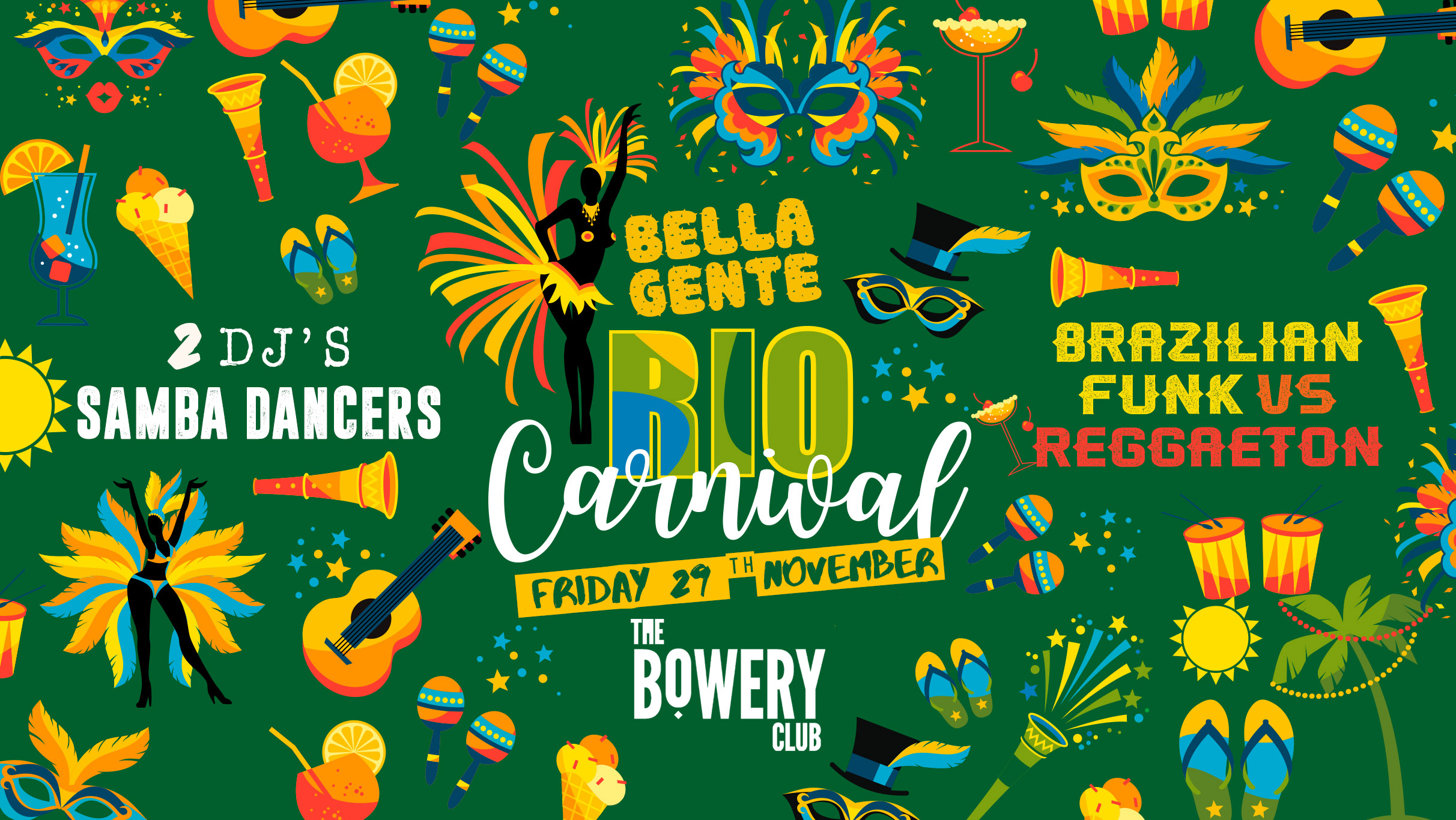 Nottingham:: Rio Carnival x Brazilian Funk Vs Reggaeton