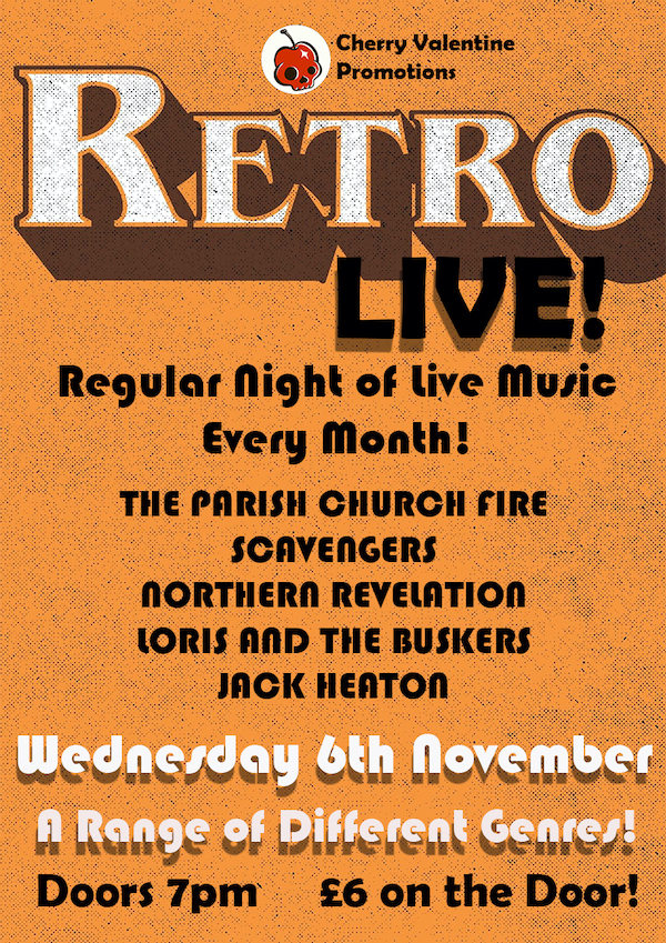 Retro Live! A Night Of Live Music! at Retro Bar, Manchester on 6th Nov
