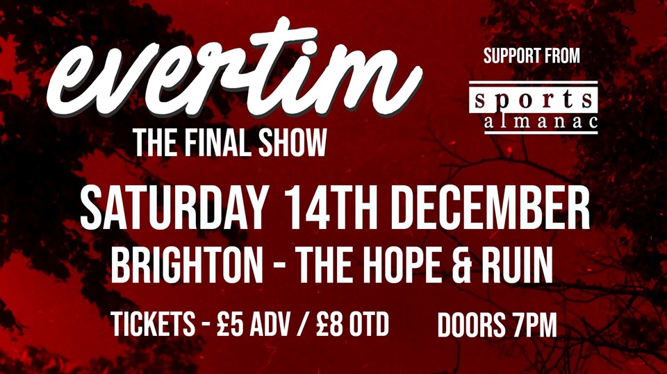 Evertim (The Final Show) + Last Seen Alive + Sports Almanac