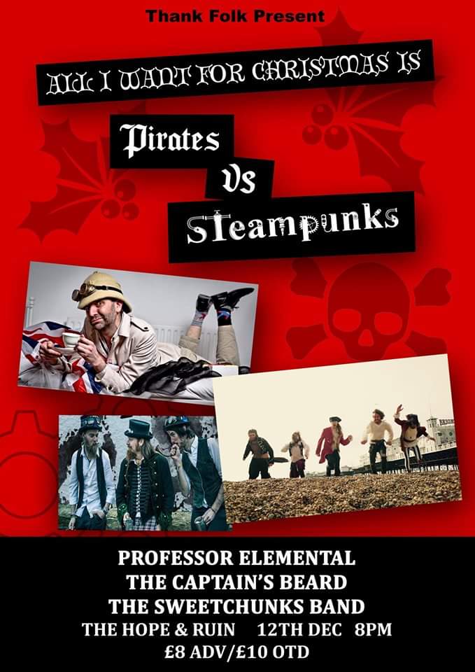 Professor Elemental + The Captain’s Beard + The Sweetchunks band