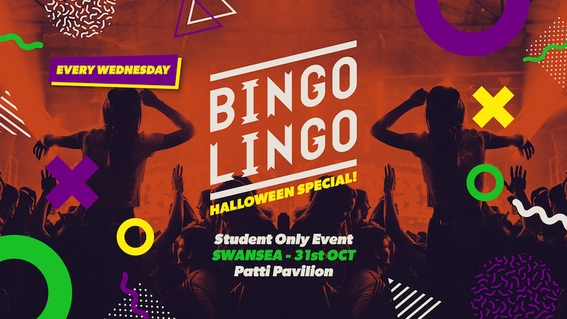 BINGO LINGO - Swansea - Halloween Student Only Special at Patti ...