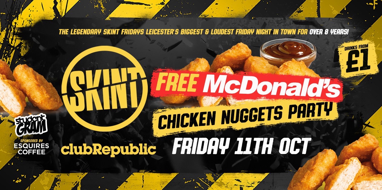 ★ SKINT Fridays ★ Free McDonald’s Chicken Nugget Giveaway! ★ £1 BUD’s ★