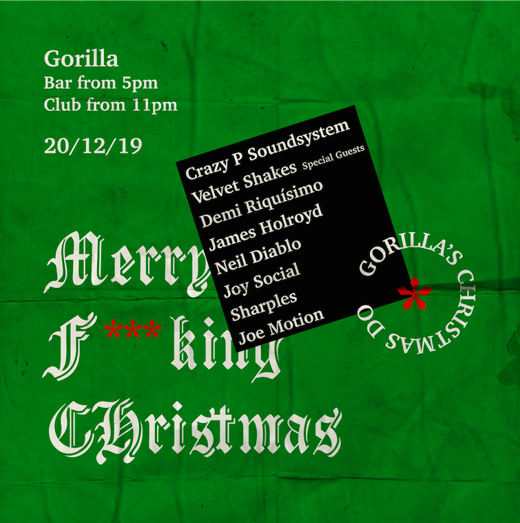 Crazy P Soundsystem – Gorilla Christmas Do