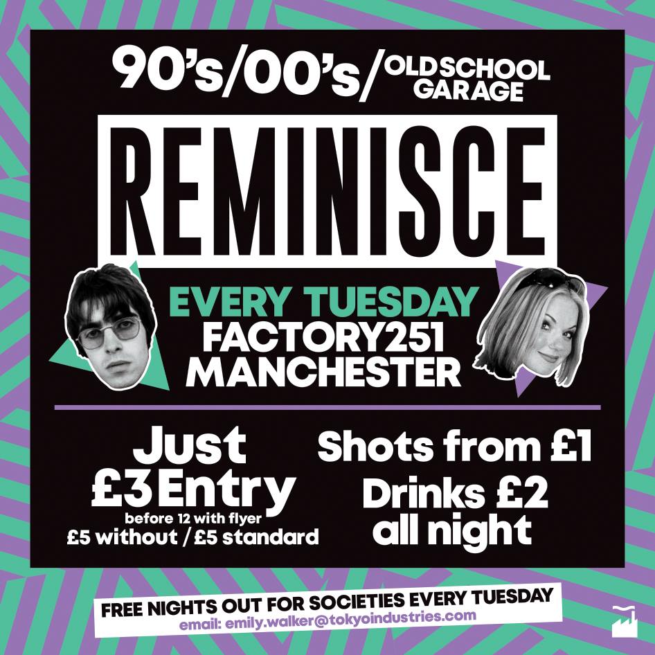 FREE PARTY – reminisce 26/11/19