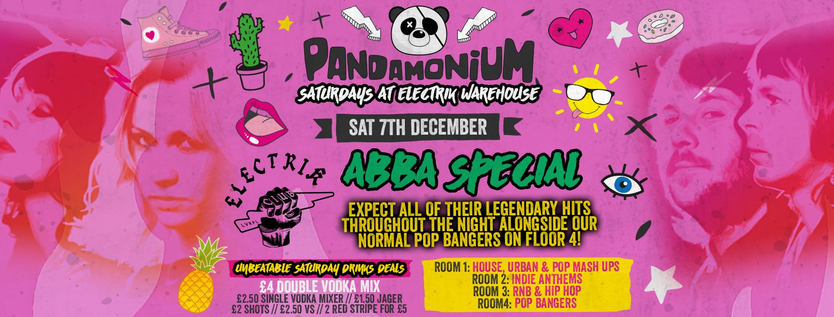Pandamonium Saturdays – ABBA Special on Pop Floor!