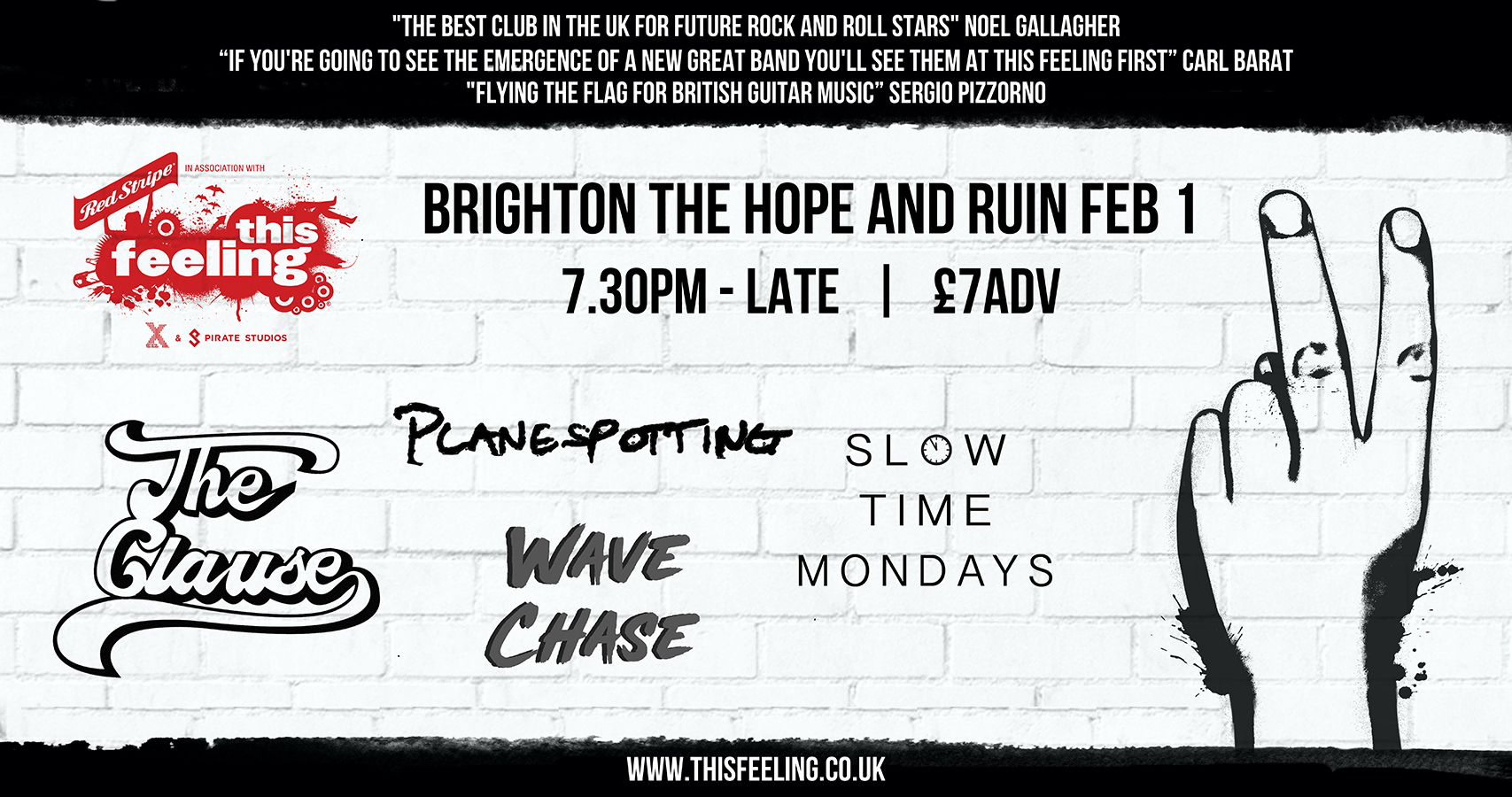 This Feeling: The Clause + Planespotting + Wave Chase + Slow Time Mondays