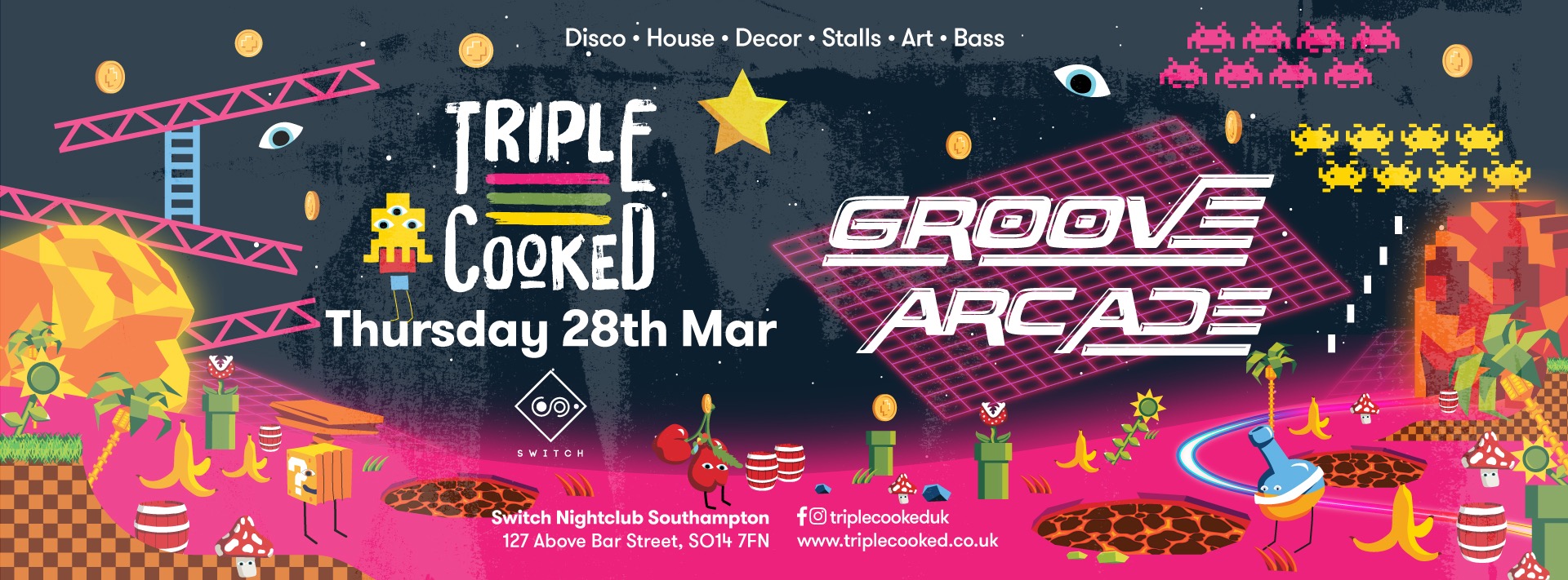 Triple Cooked Southampton Groove Arcade at Switch Southampton