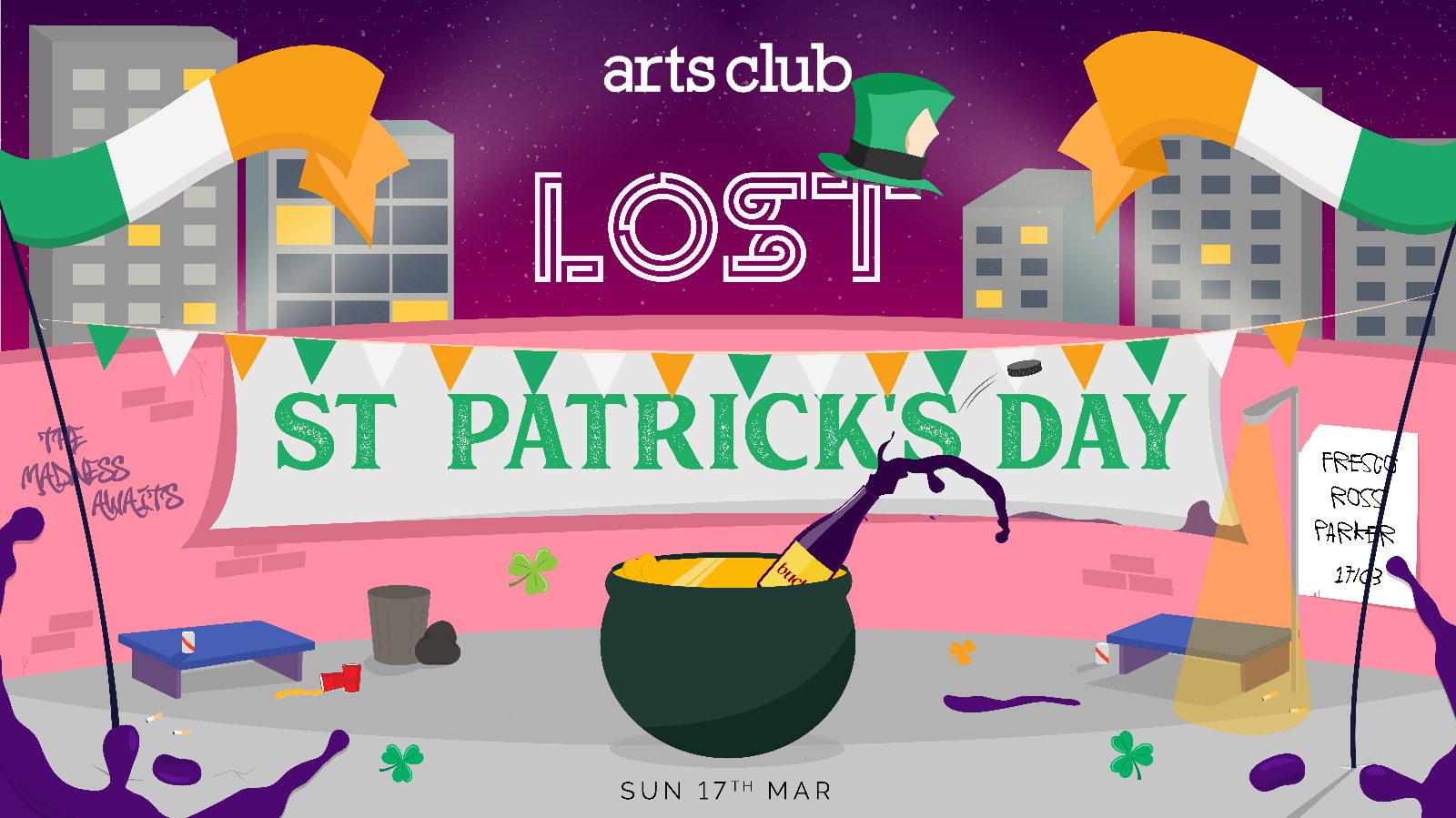 Lost St Patricks Day Arts Club Sun 17th Mar At Arts Club Liverpool On 17th Mar 2019 Fatsoma