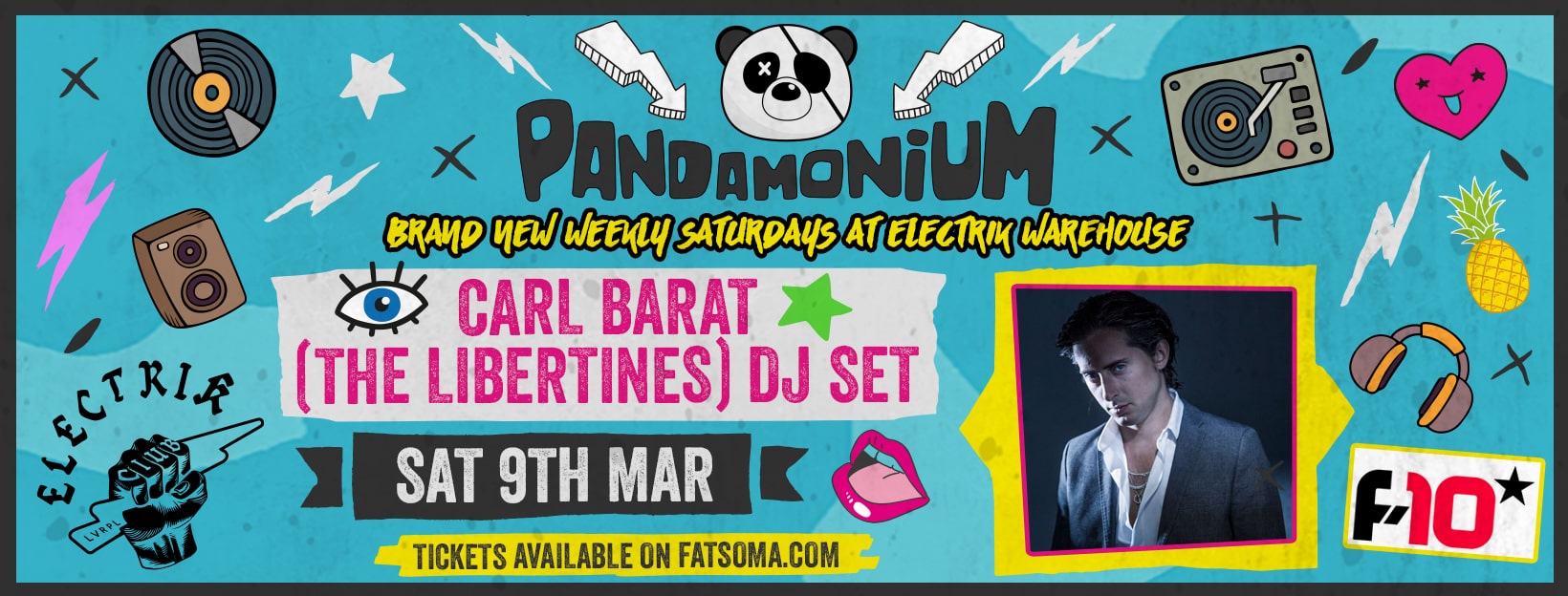 Pandamonium Saturdays with Carl Barat (The Libertines) DJ Set