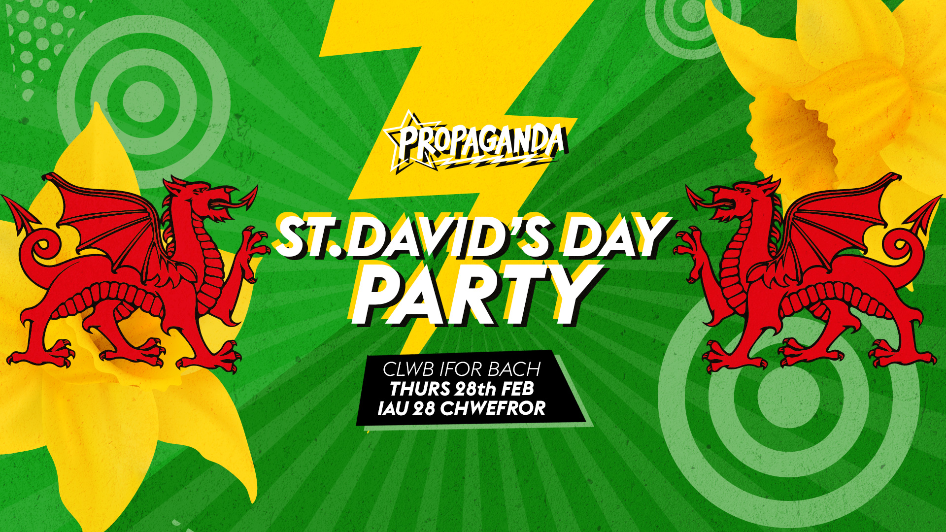 Propaganda Cardiff – St David’s Day Party!