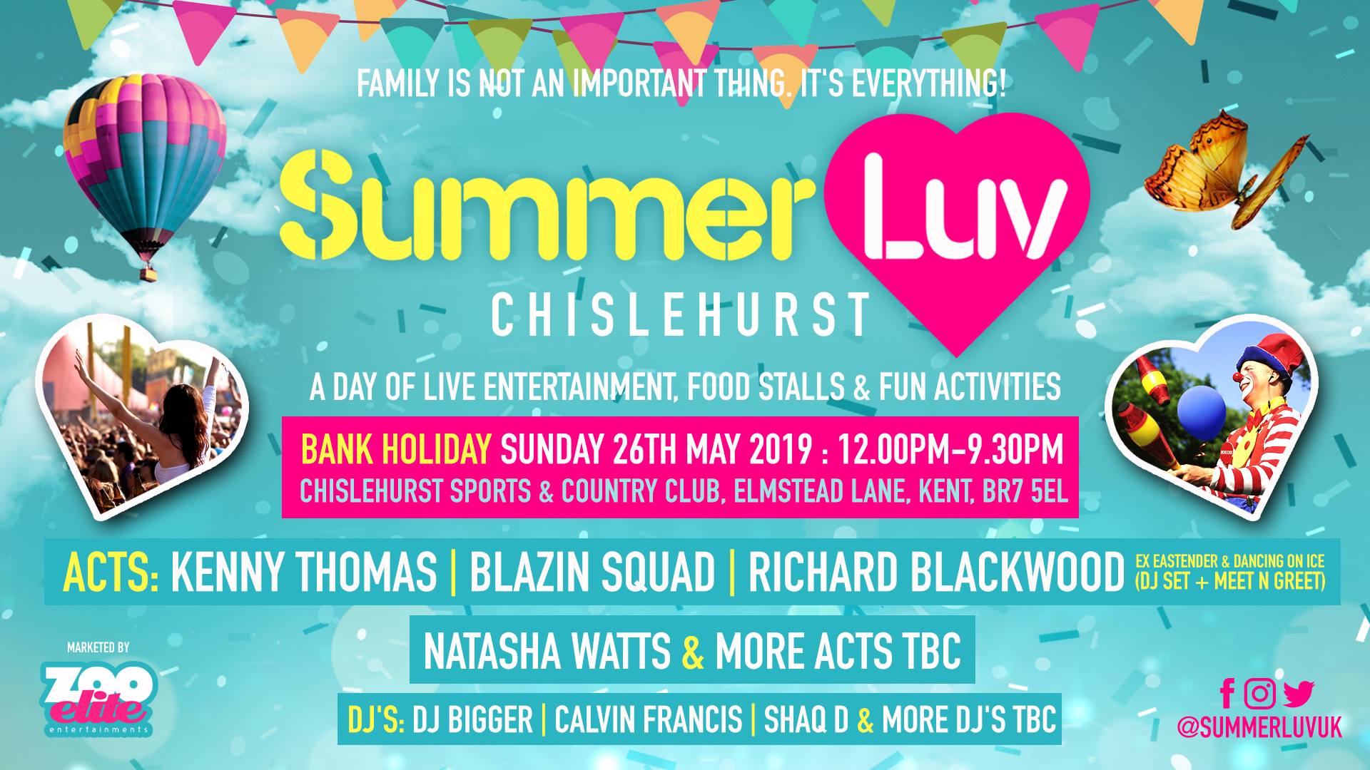 Summer Luv Festival Chislehurst At Chislehurst Sports And Country Club Chislehurst On 26th May 2019 Fatsoma summer luv festival chislehurst at