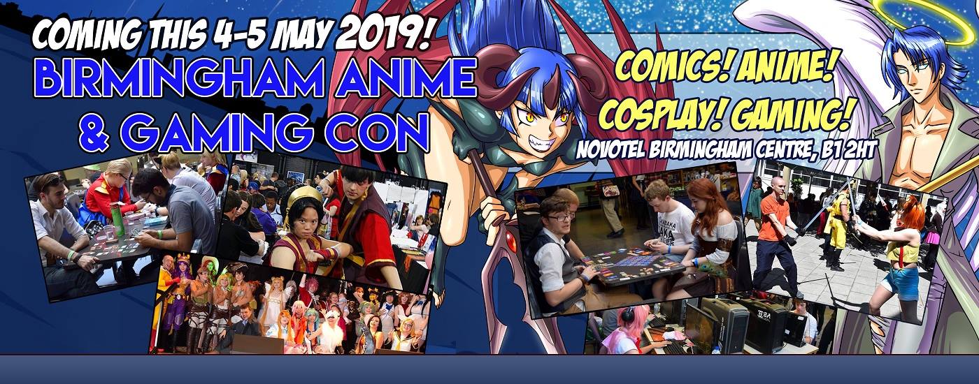 Birmingham Anime & Gaming Con 2019 at Novotel Birmingham Centre Hotel