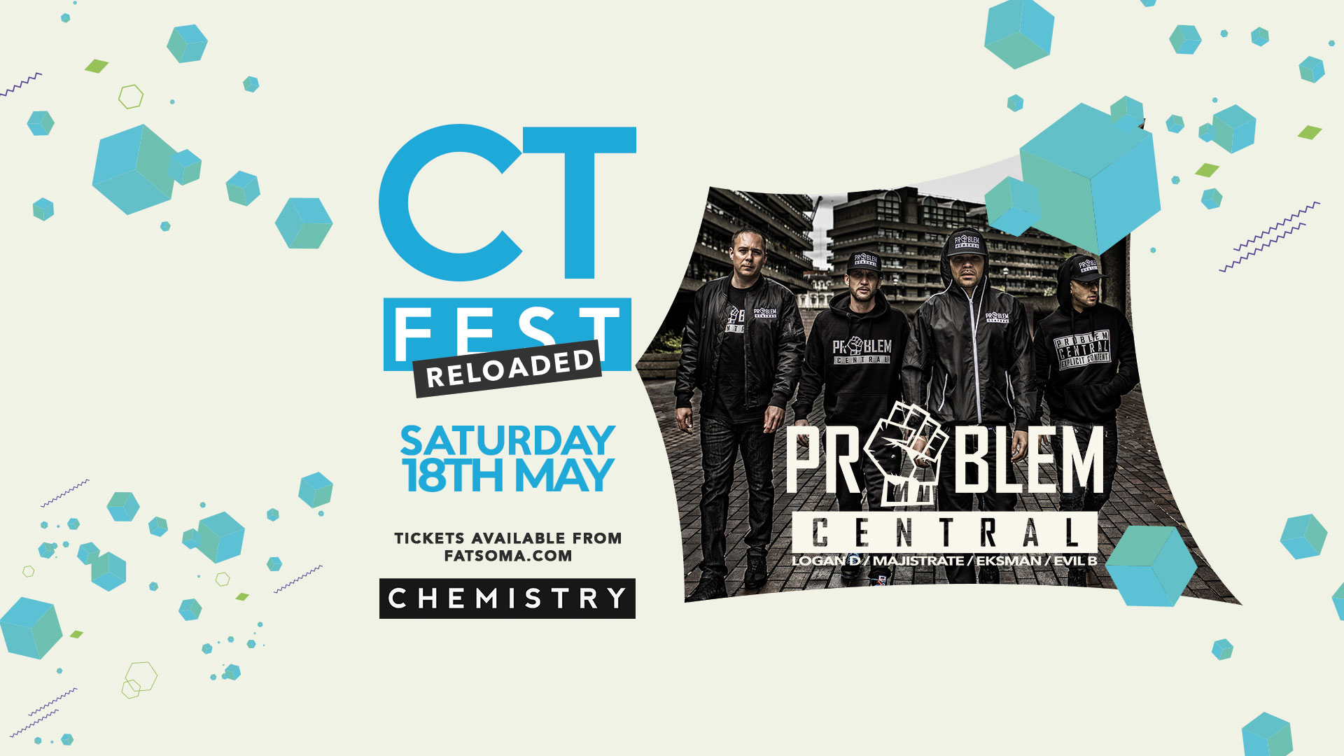 CT Fest Reloaded w/ Problem Central at Club Chemistry, Canterbury on