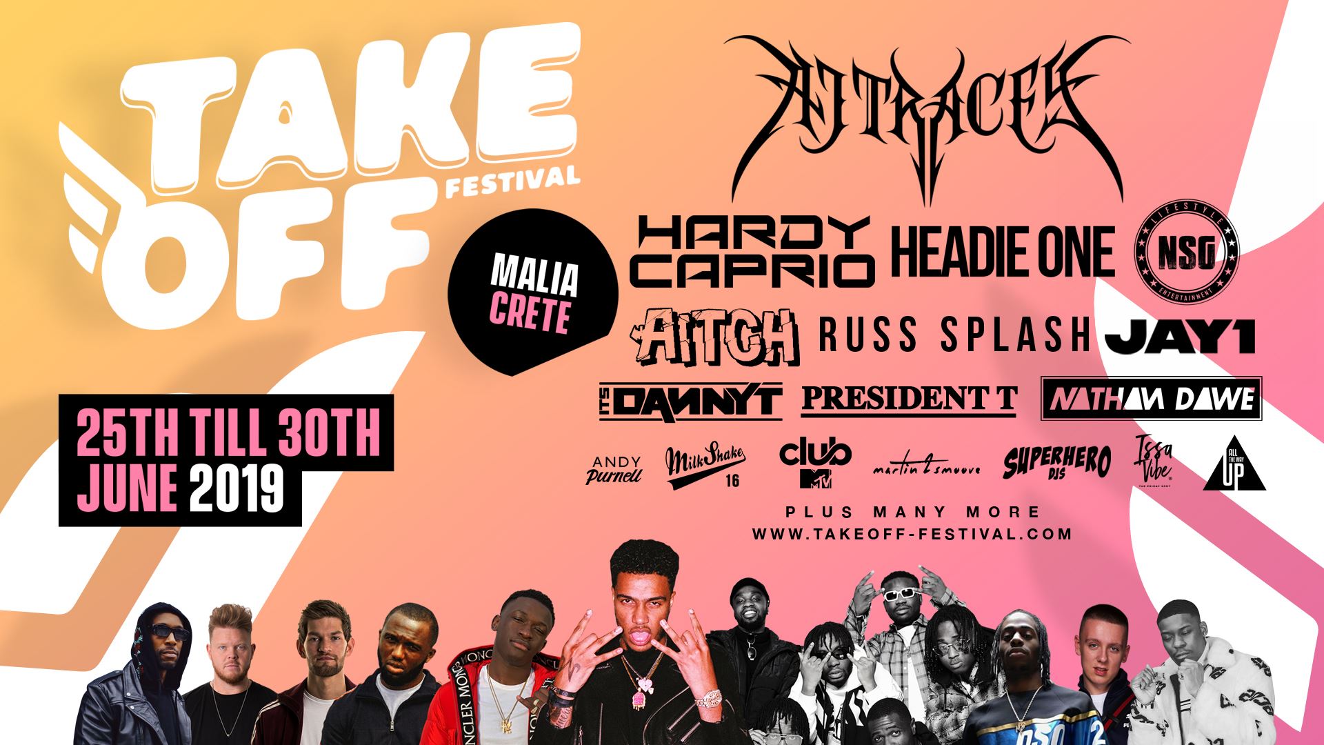 Take Off Festival  2019 – Ft AJ Tracey, Hardy Caprio, NSG, Headie One, Aitch, Jay1..