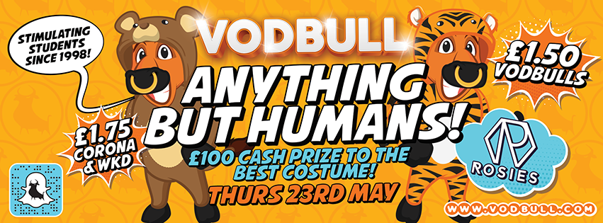Vodbull Anything But Humans Party!!