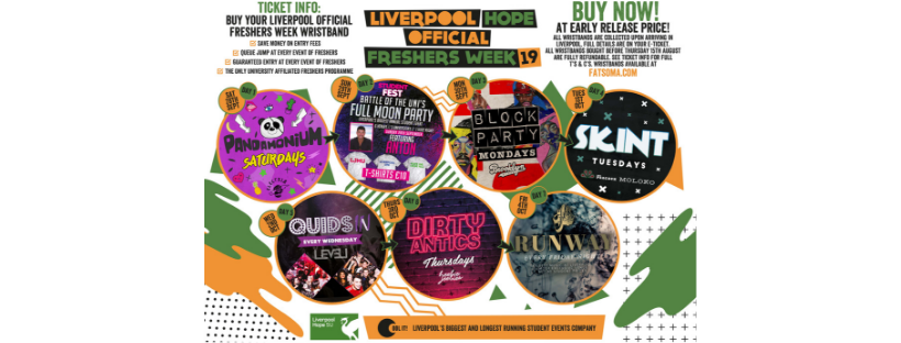Liverpool Hope University Official Freshers Week 2019