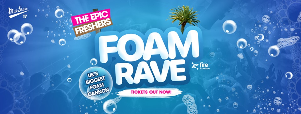 The Epic Freshers Foam Rave 2019 | Live at Fire, Vauxhall London