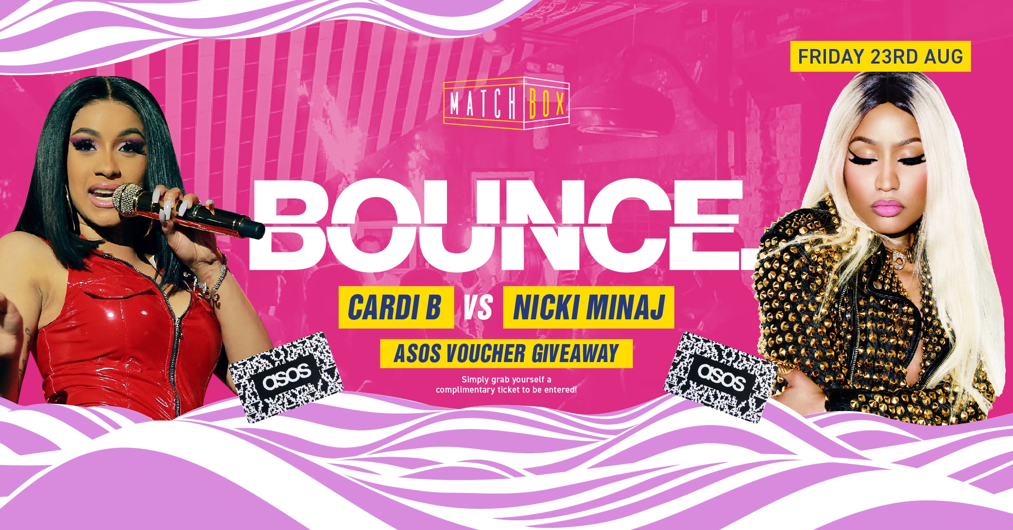 Bounce-Cardi B vs. Nicki Minaj and Asos giveaway! 23/08/19 at Matchbox,  Reading on 23rd Aug 2019 | Fatsoma