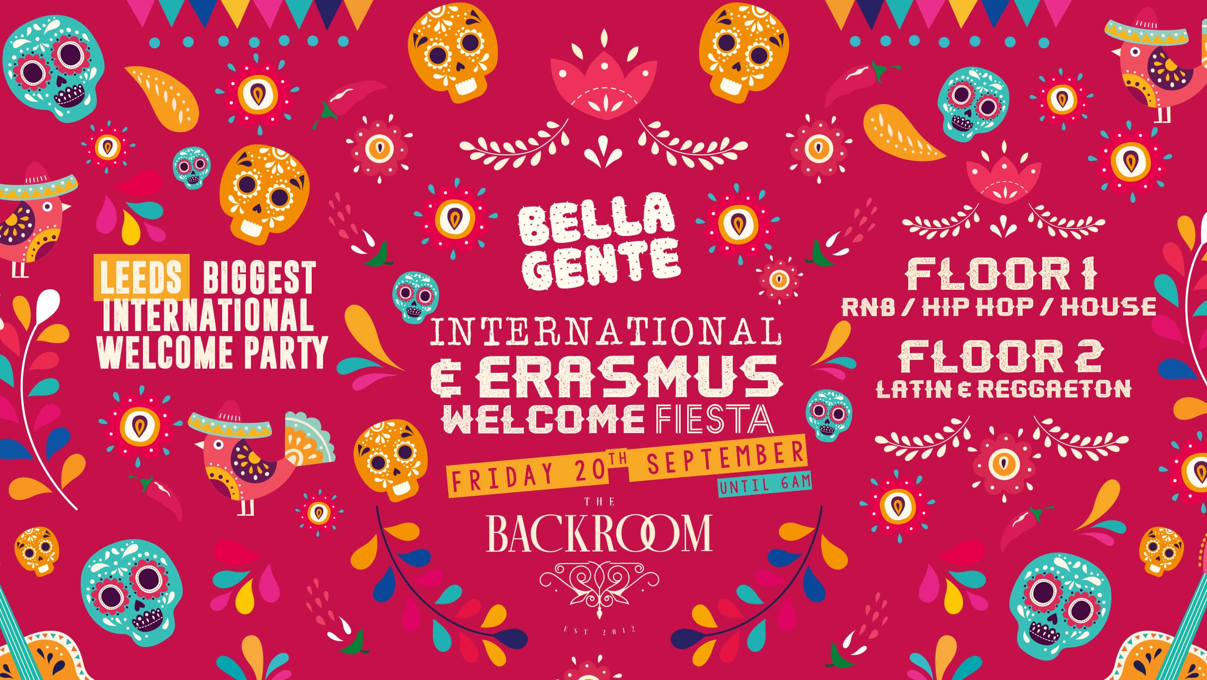Leeds International & Erasmus Welcome Fiesta